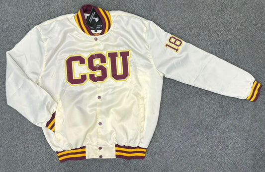 Central State University - CREAM SATIN JACKET